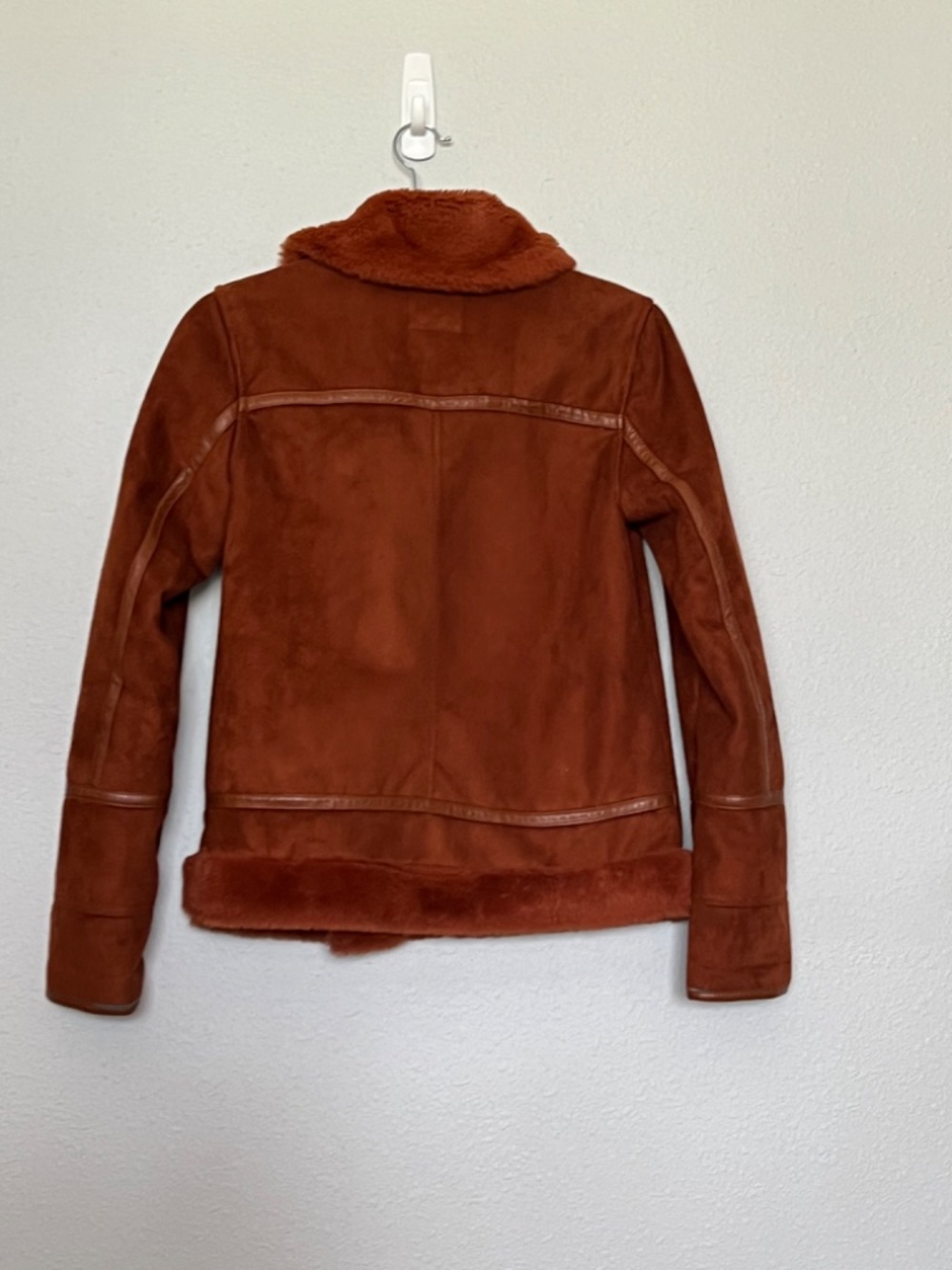 Urban Code Rust Faux Fur Jacket size 8 - Picture 7 of 8